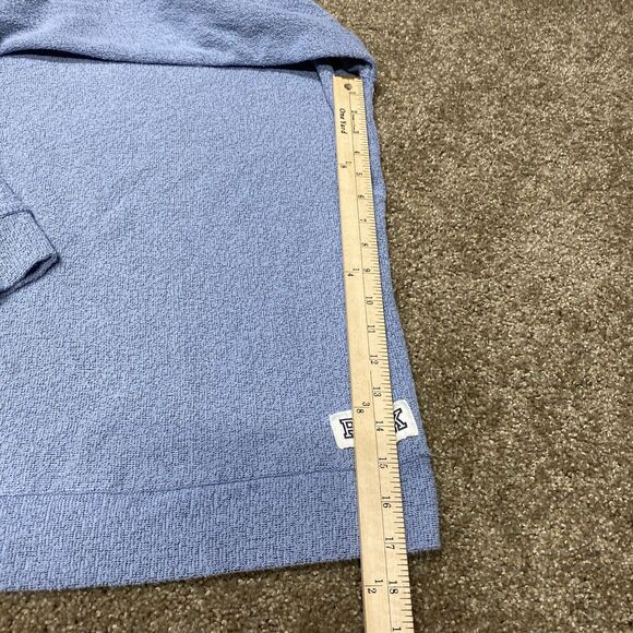 PINK Victoria’s Secret Fleece Sweatshirt XS  Blue Mock Neck Silver Dog Comfy - Picture 9 of 12